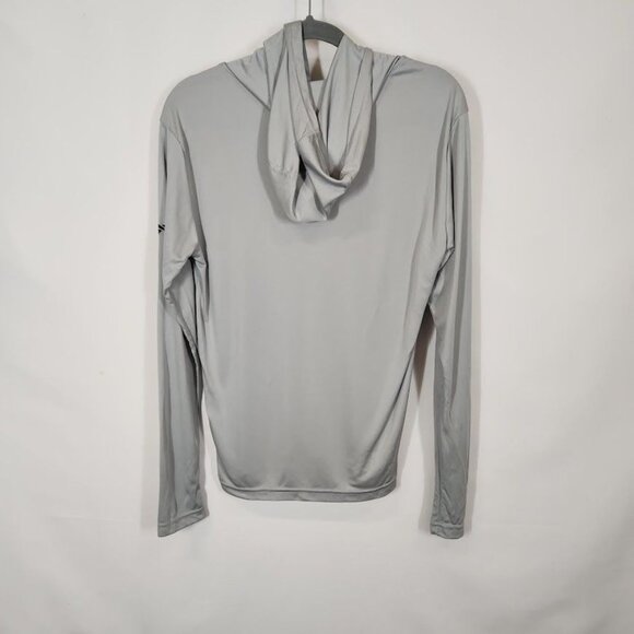 Reebok Men's Pullover Lightweight Hoodie in Light Gray - Size Small - Picture 4 of 5